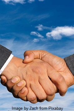 Vertrieb verbindet Kunden und Lieferanten https://pixabay.com/photos/handshake-agreement-trade-business-3100563